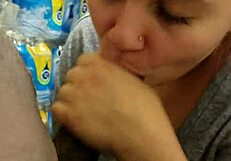 Want To See A Blowjob With Big Black Cock At Work?