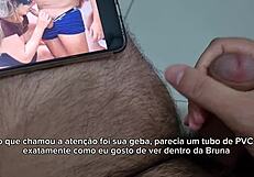 cuckold jerks off watching pregnant wife fuck the hung guy