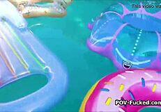 Fucking broke busty asian teen 18+ evokes deep feelings. Poolside passion overwhelms her