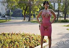 Did you see me cut my dress and head outside to show it off to everyone?