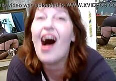 dawnskye1962 teases with dirty talk in fishnets and heels before mirrors