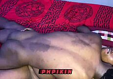 Chubby Brunette Rides Big Black Cock