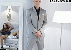 busty russian beauty liya silver fucked in tight shaved pussy