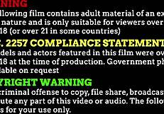 amateur busty british milf sucks and fucks her man at home.