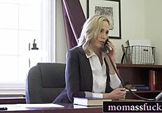 Mature Blonde Beauty Makes An Anal Deal With A Bully Lilly James