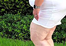 Big Ass Busty Milf Flashes Pussy In Office Without Panties