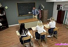 Teachers Big Dick Passed Around By Slutty Coeds