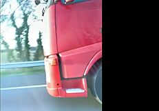 Flashing and Masturbating on the Highway