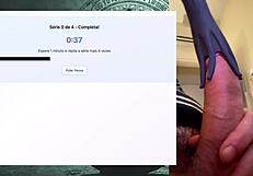 Strong fat cock exercises without cumming