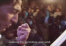 chinese couple engages in cowgirl riding