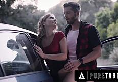 pure taboo desperate hitchhiker in trouble kristen scott seduces escaped criminal to save her life with rough sex