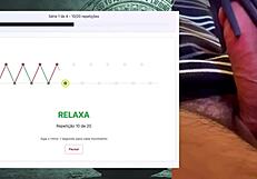 Strong fat cock exercises without cumming