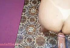 Young Stud Fucks Latina Milf Sideways And Cums In Mouth