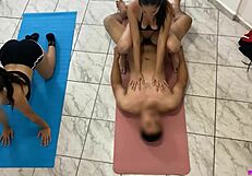 stepfather trains two beautiful adopted stepdaughters then fucks them