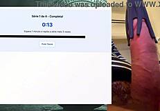 Strong fat cock exercises without cumming