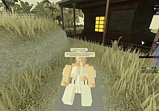 Blonde in New Zealand Gets Assfucked and Deepthroats in Roblox Porn Parody