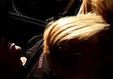 Stefanni Tarrago's Natural Tits Bounced While Fucking French Big Dick in Car