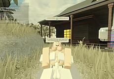 Blonde in New Zealand Gets Assfucked and Deepthroats in Roblox Porn Parody