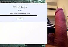 Strong fat cock exercises without cumming