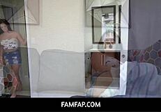 FamFap - big ass teen step sister fucked to orgasm by step brother - Alice Visby