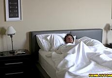 Tyler destroying her step mommas aged wide spread pussy