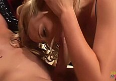 Beautiful Blonde Babe's Fake Tits Get Rough Anal From Guy