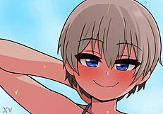 Uzaki Hana Hot Beach Sex