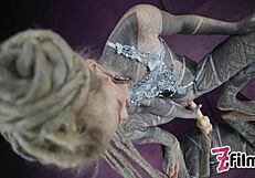 Naughty Sexy Anuskatzz in Cute Lingerie Plays with Herself Anal Masturbation Squirt