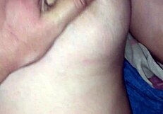 Enjoying a wonderful homemade moment with latina milf.