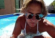 My Amateur French Slut Gives Blowjob