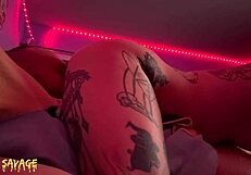 Pov perfect pussy goth girl from tinder gets creampied