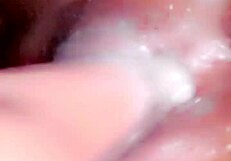 The creamy wetness coats her slutty ass and pussy in this steamy encounter.