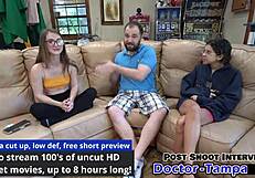 Dr. Tampa's First Gyno Exam With Mira Monroe