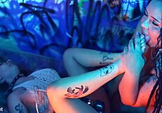 i love lesbian strap-on with foot tickling and toe sucking