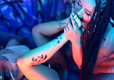 i love lesbian strap-on with foot tickling and toe sucking