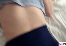 Small tits stepsister nala nova sucks guys cock while he recording her blowjob action