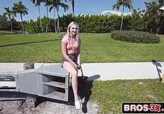 Red Riding Hoe Ditches Costume For A Rough Ride With The Wolf