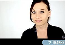 Sub trans jamie kelly wrecks ts brunette eva cassinis ass so hard!