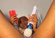 Late Night Panty Stuffing Orgasm! Intense Solo Pleasure!