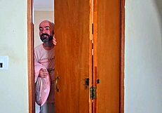 Did the stepfather make an unexpected nighttime visit?