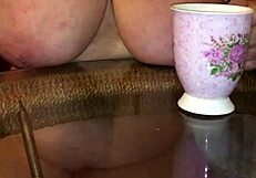 Talking about 34jj huge granny boobs in a casual chat