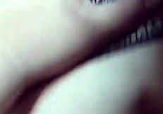 Does this new naughty ass love cum on her tongue in this hot blowjob?