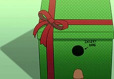 Christmas blowjob with cumshot and festive pleasure