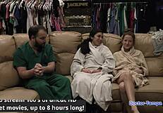 Dr Tampa - Jasmine Rose Undergoes Humiliating Immigration Physical. Gloves And Latex Intensify The Backstage Examination.