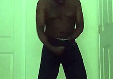 Restricted solo session builds to explosive cum and orgasm