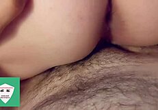 Chubby pawg milf intensely rides raw cock to explosive orgasm and cumshot