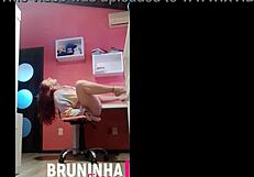 horny slut spreads everything wide open, full of desire, teasing until she cums completely on red