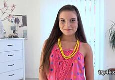 innocent teen 18+ie blows dick in pov and gets juicy snatch fucked