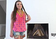 innocent teen 18+ie blows dick in pov and gets juicy snatch fucked