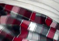 schoolgirl bent over for doggystyle fuck